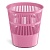 Корзина для бумаг  9л пластиковая сетчатая розовая Pastel Erich Krause, 55926