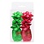 Набор для оформления подарков 6 бантов и 2 ленты красный/зеленый Феникс-Презент, 83223