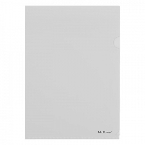 Папка-угол А4 пластик прозрачный Fizzy Clear Erich Krause, 50150