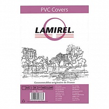 Обложка для переплета пластик А4 200мкм прозрачная/бесцветная  Lamirel Transparent LA-78682
