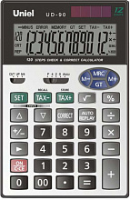 Калькулятор настольный 12 разрядов UNIEL UD-90