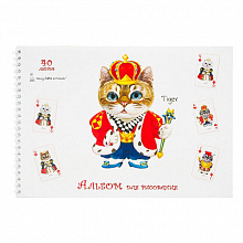 Альбом для рисования А4 40л спираль Королевский кот Канц-Эксмо АСКЛ40943