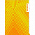 Папка-угол А4 5 отделений пластик Оранжевая геометрия Феникс 49676