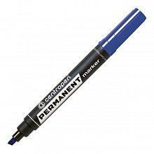 Маркер перманентный 1-4,6мм синий скошенный Centropen, 8576/С