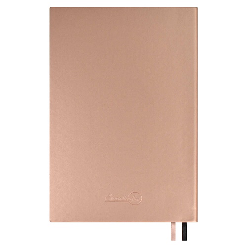 Ежедневник недатированный А5 160л розовый металлик кожзам Софт-тач Феникс Escalada, 63993