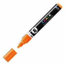 Маркер меловой  2,5мм оранжевый круглый FlexOffice FO-CM01 Orange