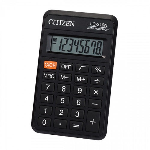 Калькулятор карманный  8 разрядов CITIZEN LC-310NR