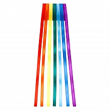 Закладка-ляссе А5 самоклеящаяся  7шт 7 цветов радуги MILAND, 3-20-0005