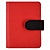 Визитница Феникс 110х80мм Наппа красный +Наппа черный 16 каранов на скрытой кнопке, 45953