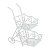 Декоративный элемент Садовая миниатюра Тачка 12,5х6х15,5см металл Blumentag MET-050