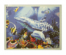 Мозаика алмазная "Подводный мир" 40х50 см, BR-474