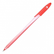Ручка шариковая 0,6мм красная стержень красный корпус FlexOffice Candee FO-027 RED