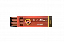 Сепия красно-коричневая Koh-i-Noor Gioconda набор 6шт d=5,6мм, 4373