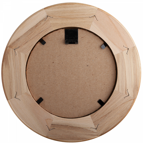 Фоторамка  деревянная круглая Сосна 10см вишня Светосила, 5-41844