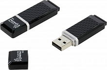 Флеш-диск  16ГБ Smartbuy Quartz series Black SB16GBQZ-K