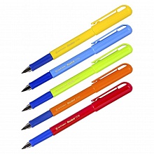 Ручка перьевая 0,3мм синие чернила корпус ассорти, 2 картриджа Centropen Student, 2156 
