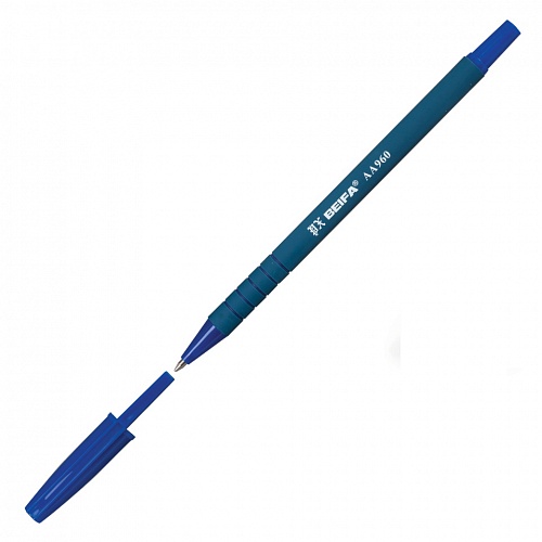 Ручка шариковая 1мм синий стержень A-PLUS Beifa, AA960В