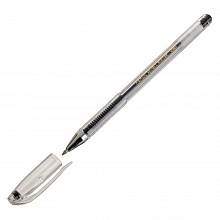 Ручка гелевая 0,5мм черный стержень CROWN, HJR-500B 