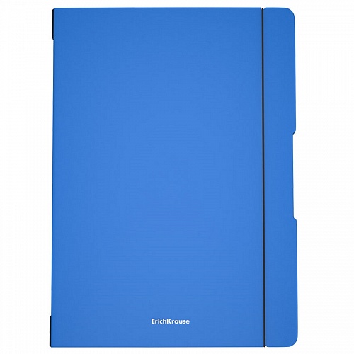 Тетрадь со съемной обложкой 48л клетка синяя + сменный блок FolderBook Classic Erich Krause, 48021