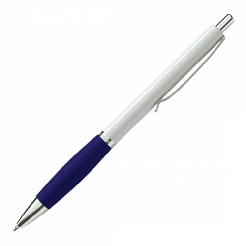 Ручка шариковая автоматическая 0,4мм синий стережнь синяя резинка WANG Scrinova, 7533
