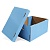 Короб для архивных систем 370х280х180мм голубой неон Д20104.0017 