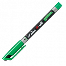 Маркер - ручка 1мм зеленая по любой поверхности STABILO Write-4-All 146/36