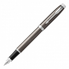 Ручка перьевая 0,8мм синие чернила PARKER IM Core F321 Dark Espresso CT F 1931650