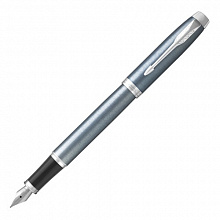 Ручка перьевая 0,8мм синие чернила PARKER IM Core F321 Light Blue Grey CT F, 1931648