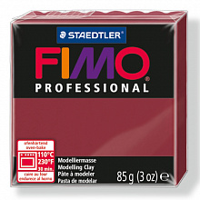 Пластика запекаемая  85г бордо Staedtler Fimo Professional, 8004-23