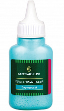 Гель 40мл бирюзовый перламутр Greenwich Line, Гл_75487