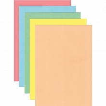 Бумага для офисной техники цветная А4  80г/м2 250л 5 цветов радуга медиум Крис Creative, БОpr-250р
