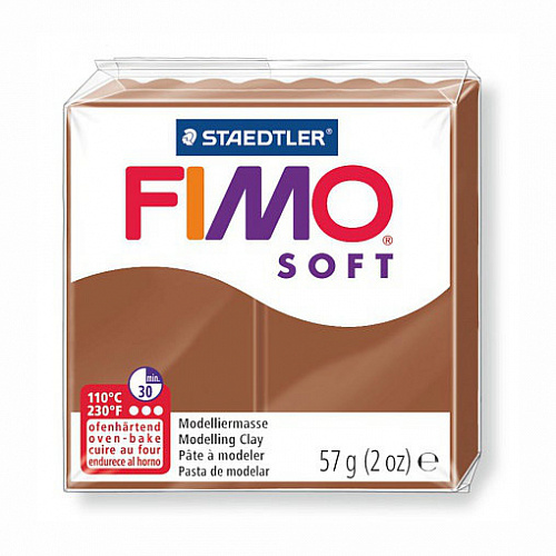 Пластика запекаемая  57г карамель Staedtler Fimo Soft, 8020-7