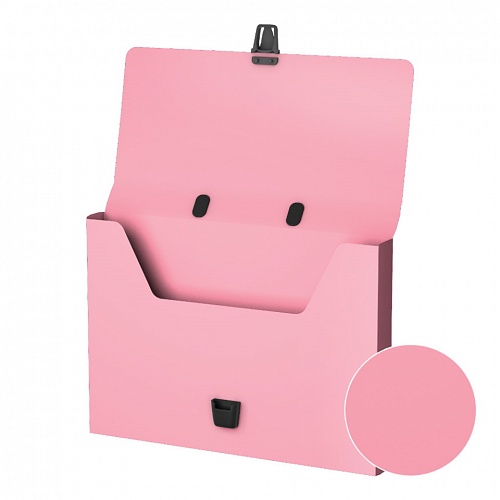 Портфель пластиковый F/C розовый Matt Pastel Erich Krause, 53305