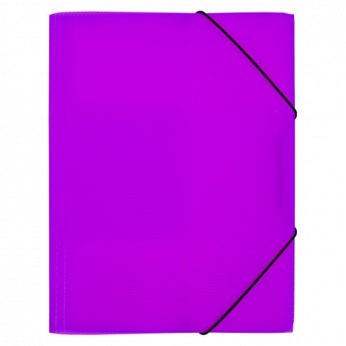 Папка с резинкой пластик А4 пурпурная Expert Complete Prisma Neon, EC210400022