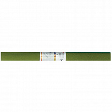 Бумага крепированная 50х250см оливковая, 32гр/м2, WEROLA в рулоне, 12061-142, Германия