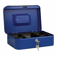 Ящик для денег 250х200х90мм синий Onix, МВ-3