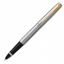 Ручка роллер 0,5мм черные чернила PARKER Jotter Core T691 Stainless Steel  GT F 2089227
