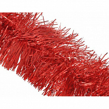 Мишура 2м d= 50мм красная cверкающая елка, MILAND, НУ-6511
