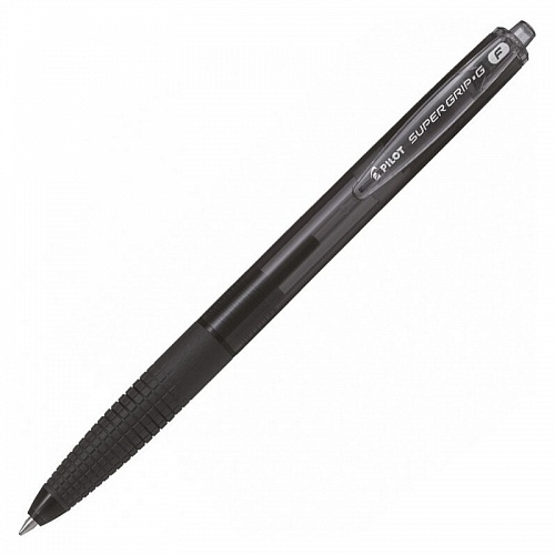 Ручка шариковая автоматическая 0,7мм черный стержень масляная основа PILOT Super Grip G BPGG-8R-F B