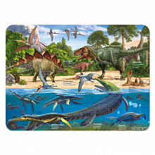 Подкладка настольная 43х32см Динозавры ГЕОДОМ, 4607177458458