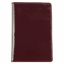 Обложка для паспорта кожа наплак цвет красный Grand 02-005-0951