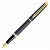 Ручка перьевая Waterman Hemisphere Matte Black GT F синий 0,8мм S0920710