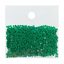 Стразы д/алмазной вышивки, d=2,5мм, 10гр, Emerald Green Med , 1858346