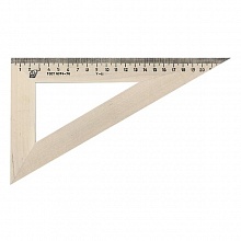Треугольник деревянный 30х60х90° 23см Эльбрус