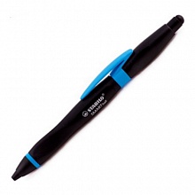 Ручка шариковая для правшей 0,5мм черный стержень стилус STABILO SMARTBALL 1832/2-46