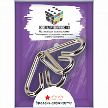 Игра-головоломка Delfbrick Сердечки 2 элемента DLM-03