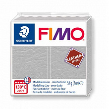 Пластика запекаемая  57г голубо-серая Staedtler Fimo Leather-Effect, 8010-809