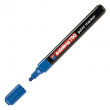 Маркер-краска 2-4мм синий круглый пластиковый корпус EDDING, E-790-03