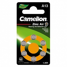 Элемент питания ZA-13 Camelion в блистере 6шт (цена за шт.)