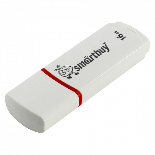 Флеш-диск  16ГБ Smartbuy Crown White SB16GBCRW-W
